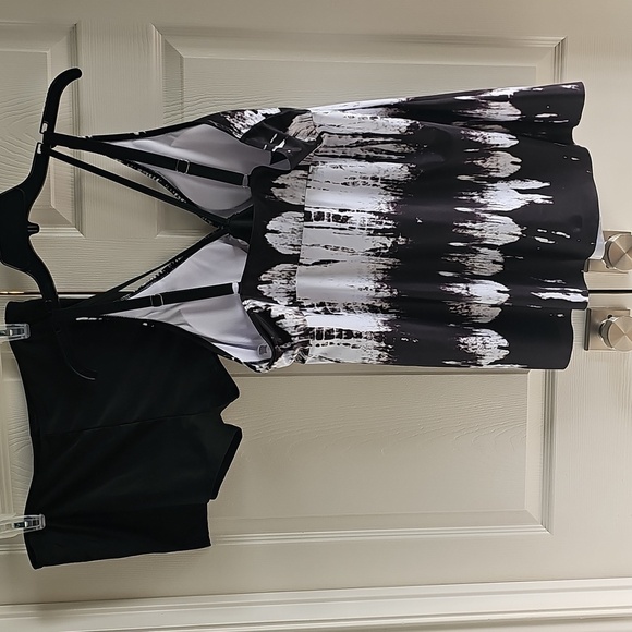 NWOT Amazon Tie Dye Tankini and Boy Shorts Adjustable Padded Crisscross Back 3XL - Picture 15 of 16